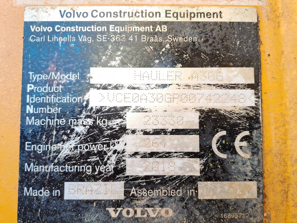 2018 – Volvo A 30 G